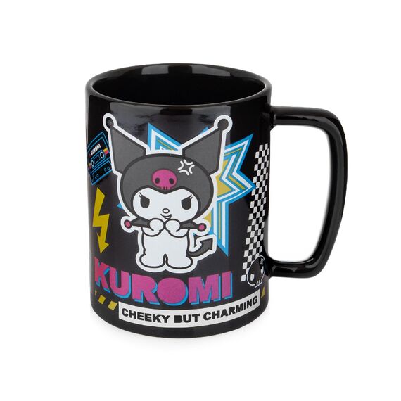 Duży kubek w futerku Kuromi - Cheeky (440 ml)- Zdjęcie 4