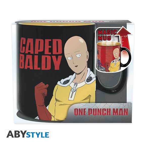 Duży kubek zmieniający kolor One Punch Man - Saitama & Garou- Zdjęcie 4