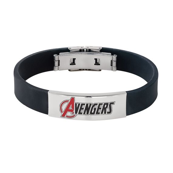 Bransoletka na pasku Marvel Avengers 20,5 cm (ze stalowymi elementami)