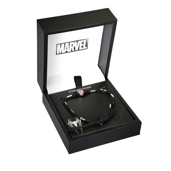 Bransoletka sznurkowa Marvel Spider-Man 21 cm (srebro)- Zdjęcie 2