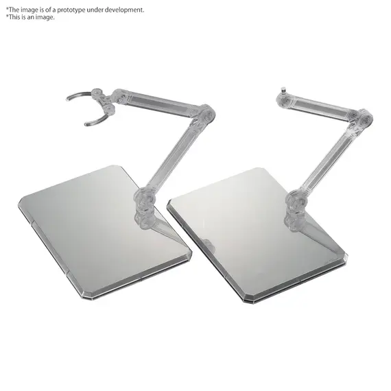 Podstawki dla figurek Gunpla 1/144 - Action Base 7 Mirror Stickers Set (przezroczyste)