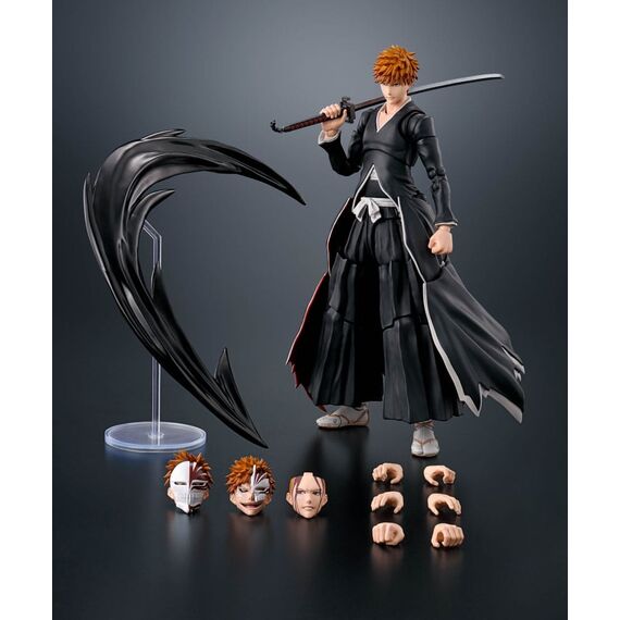 Figurka Bleach S.H. Figuarts - Ichigo Kurosaki (Getsugatensho Ver.)- Zdjęcie 6