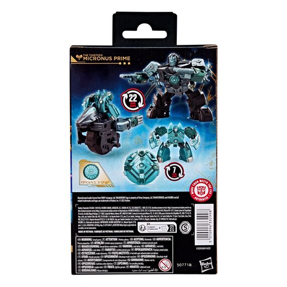 Figurka Transformers Age of the Primes Deluxe Class - The Thirteen: Micronus Prime- Zdjęcie 5
