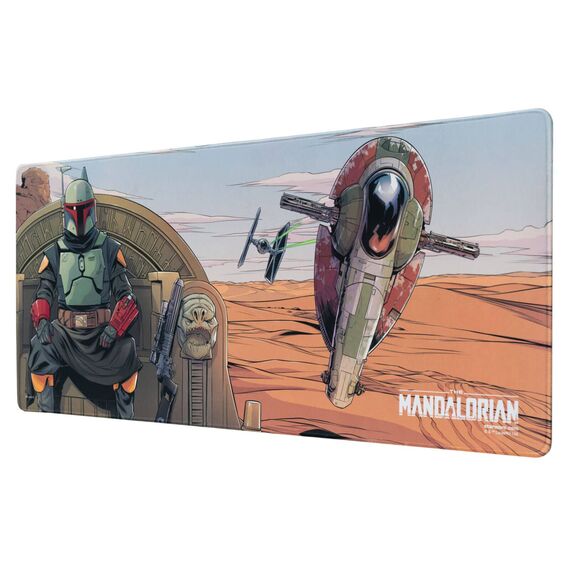 Podkładka pod mysz dla graczy XL Star Wars The Mandalorian - Boba Fett