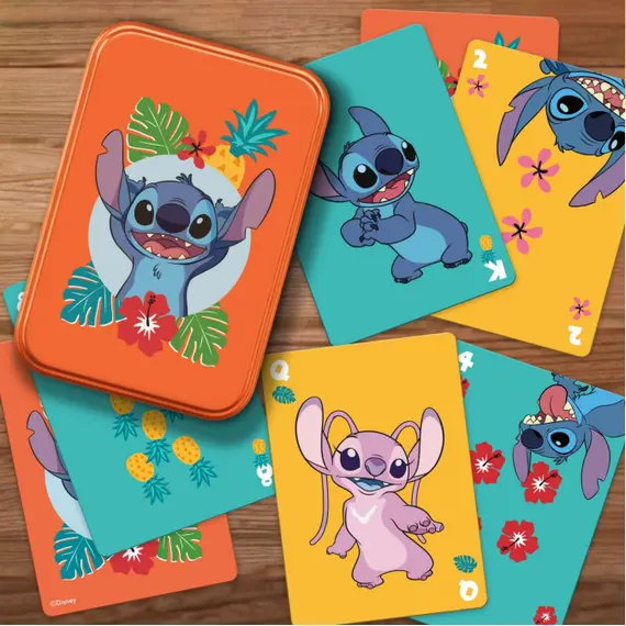 Karty do gry w puszce Disney - Stitch- Zdjęcie 3