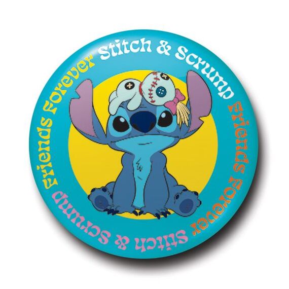 Przypinka Disney Stitch & Scrump