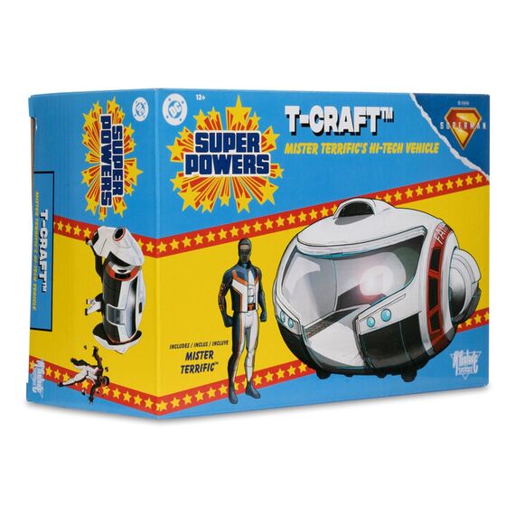 Figurka z pojazdem Superman (2025) DC Direct Super Powers - Mr. Terrific & T-Craft- Zdjęcie 8