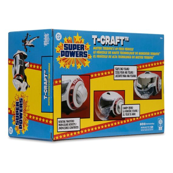 Figurka z pojazdem Superman (2025) DC Direct Super Powers - Mr. Terrific & T-Craft- Zdjęcie 9