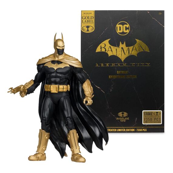 Figurka DC Multiverse (Batman: Arkham City) Limited Edition - Batman Knightmare Edition (Gold Label)