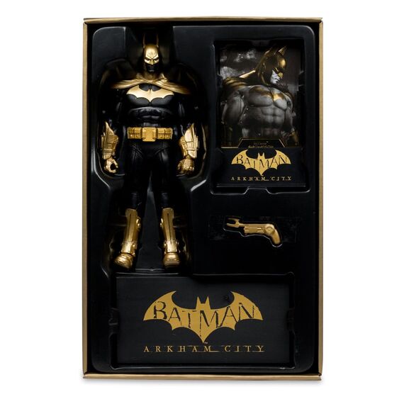 Figurka DC Multiverse (Batman: Arkham City) Limited Edition - Batman Knightmare Edition (Gold Label)- Zdjęcie 8