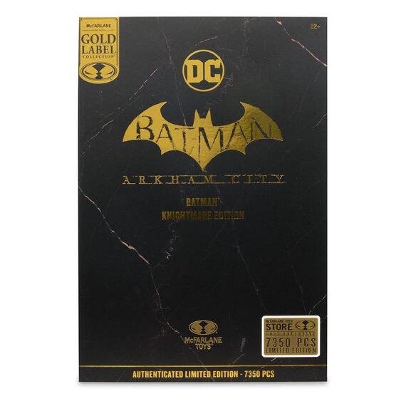 Figurka DC Multiverse (Batman: Arkham City) Limited Edition - Batman Knightmare Edition (Gold Label)- Zdjęcie 9