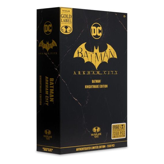 Figurka DC Multiverse (Batman: Arkham City) Limited Edition - Batman Knightmare Edition (Gold Label)- Zdjęcie 10
