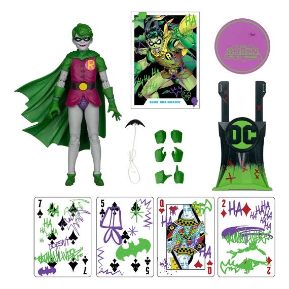 Figurka DC Multiverse - Jokerized Robin Dick Grayson (Gold Label)- Zdjęcie 5