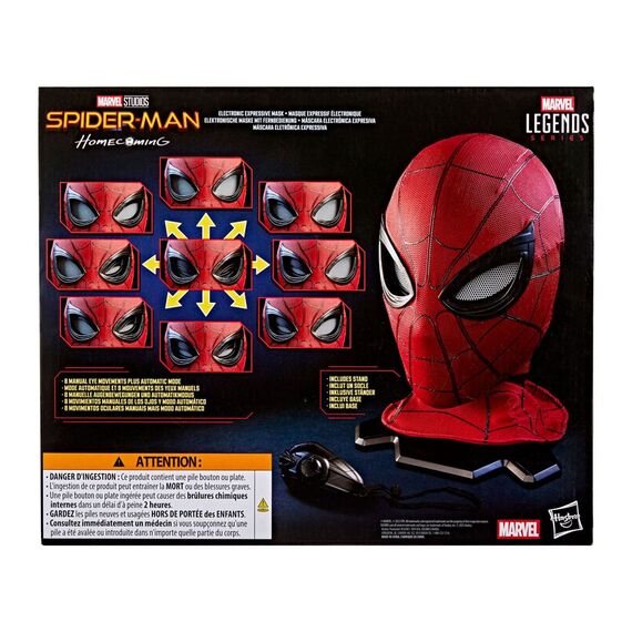 Maska elektroniczna Spider-Man: Homecoming Marvel Legends - Spider-Man- Zdjęcie 7