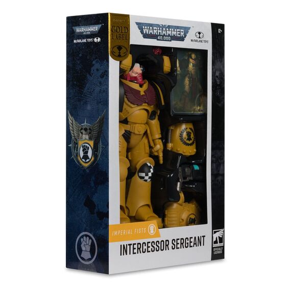Figurka Warhammer 40k - Imperial Fist Intercessor Sergeant (Gold Label)- Zdjęcie 8