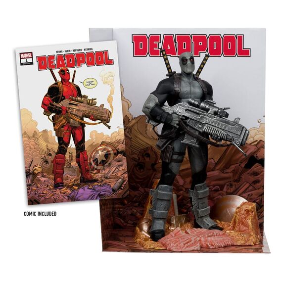 Figurka z komiksem Marvel 1/6 - Deadpool (Deadpool #1) (Platinum Edition)- Zdjęcie 2