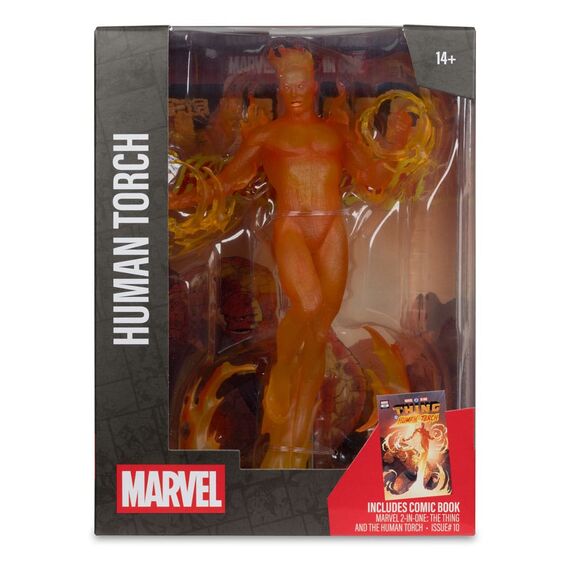 Figurka z komiksem Marvel Comics 1/6 - The Human Torch (The Thing and the Human Torch #10)- Zdjęcie 8