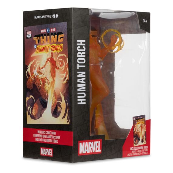 Figurka z komiksem Marvel Comics 1/6 - The Human Torch (The Thing and the Human Torch #10)- Zdjęcie 9