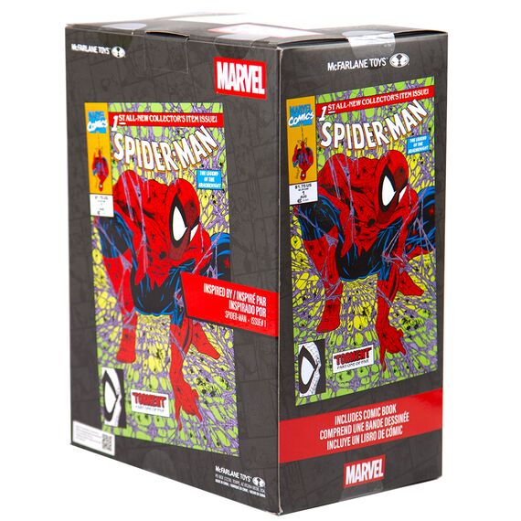 Figurka z komiksem Marvel Comics 1/6 - Spider-Man (Black Suit) (Spider-Man #1) (Platinum Edition)- Zdjęcie 5