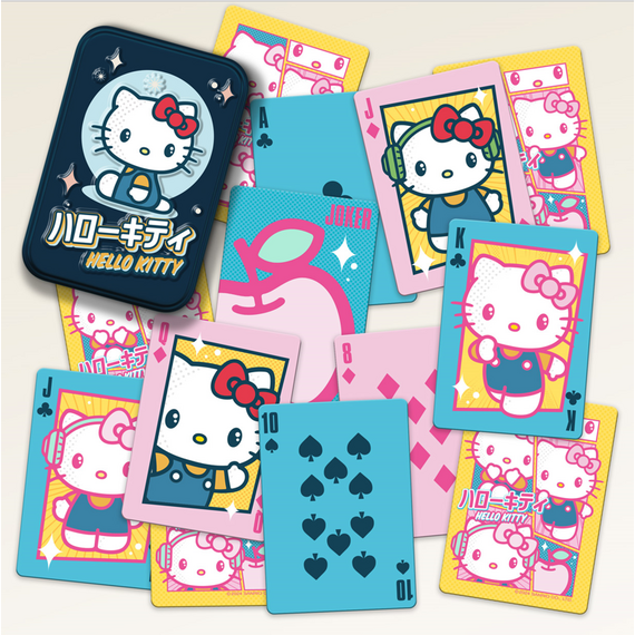 Karty do gry w puszce - Hello Kitty- Zdjęcie 2
