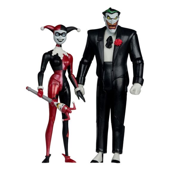 Zestaw 2 figurek DC Direct (Batman: The Animated Series) - Harley Quinn & The Joker (Mad Love) (Gold Label)- Zdjęcie 2