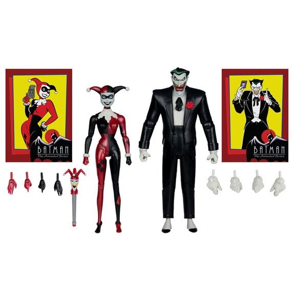 Zestaw 2 figurek DC Direct (Batman: The Animated Series) - Harley Quinn & The Joker (Mad Love) (Gold Label)- Zdjęcie 3