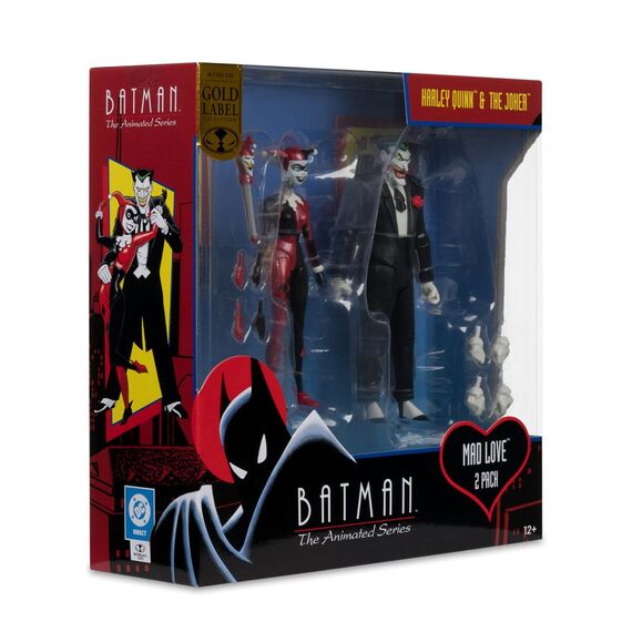 Zestaw 2 figurek DC Direct (Batman: The Animated Series) - Harley Quinn & The Joker (Mad Love) (Gold Label)- Zdjęcie 7
