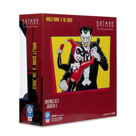 Zestaw 2 figurek DC Direct (Batman: The Animated Series) - Harley Quinn & The Joker (Mad Love) (Gold Label)- Zdjęcie 8