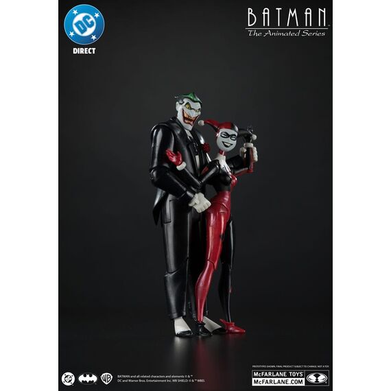 Zestaw 2 figurek DC Direct (Batman: The Animated Series) - Harley Quinn & The Joker (Mad Love) (Gold Label)- Zdjęcie 10