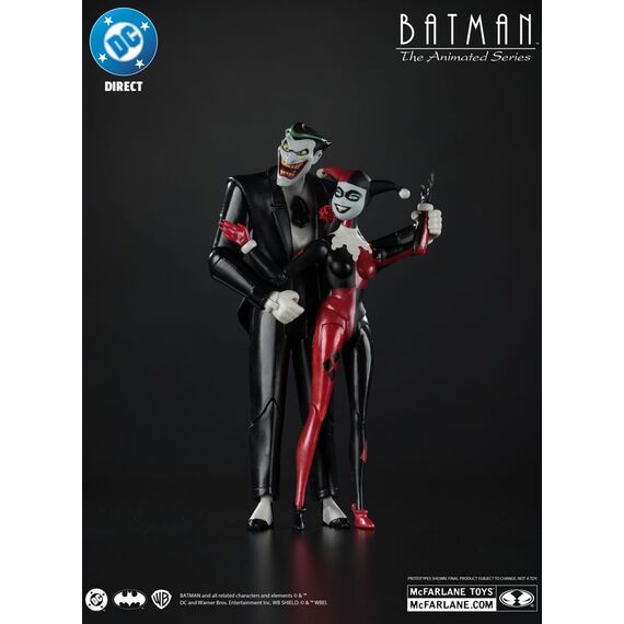 Zestaw 2 figurek DC Direct (Batman: The Animated Series) - Harley Quinn & The Joker (Mad Love) (Gold Label)- Zdjęcie 11