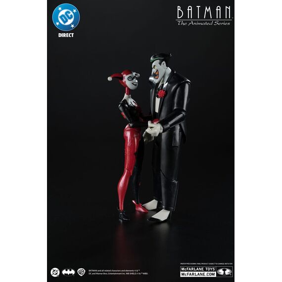 Zestaw 2 figurek DC Direct (Batman: The Animated Series) - Harley Quinn & The Joker (Mad Love) (Gold Label)- Zdjęcie 12