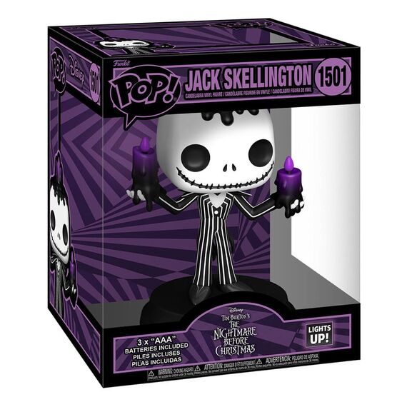 Figurka Miasteczko Halloween Super Sized POP! - Jack Skellington z podświetleniem- Zdjęcie 2
