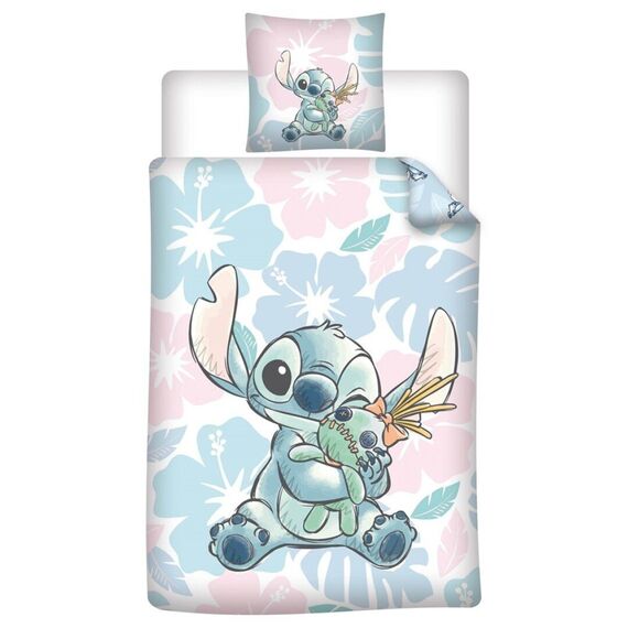 Komplet poszewek na pościel Disney - Stitch & Scrump (140x200 cm)