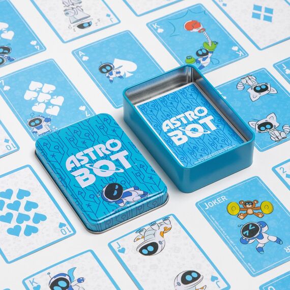 Karty do gry w puszce - Astrobot- Zdjęcie 3