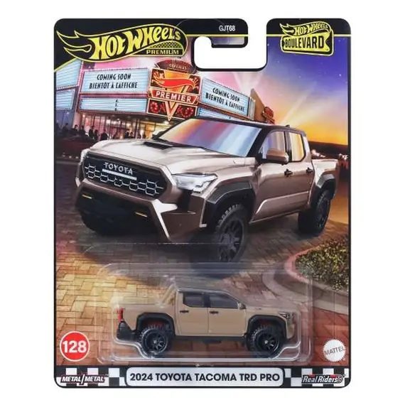 Model pojazdu Hot Wheels Premium Boulevard 1/64 - 2024 Toyota Tacoma TRD PRO JBL08