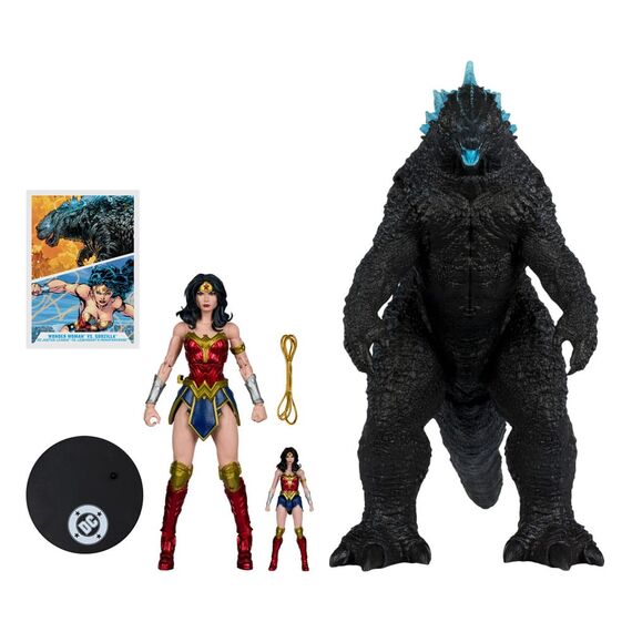Zestaw 2 figurek DC Multiverse x MonsterVerse - Wonder Woman vs. Godzilla- Zdjęcie 3