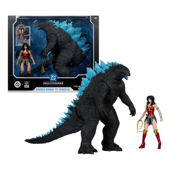 Zestaw 2 figurek DC Multiverse x MonsterVerse - Wonder Woman vs. Godzilla