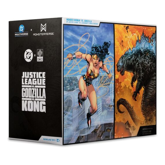 Zestaw 2 figurek DC Multiverse x MonsterVerse - Wonder Woman vs. Godzilla- Zdjęcie 5