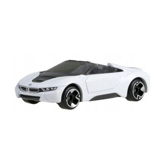 Model pojazdu Hot Wheels Silver Series Hybrid Speed 1/64 - BMW i8 Roadster (JCB76)- Zdjęcie 2