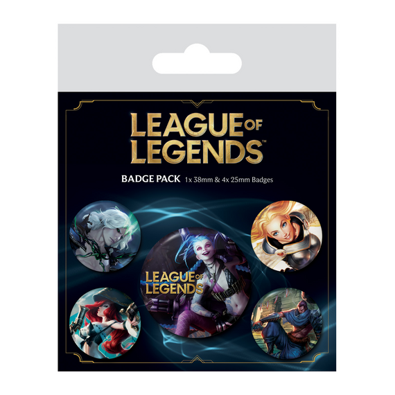 Przypinki League Of Legends - Champions (5 szt.)