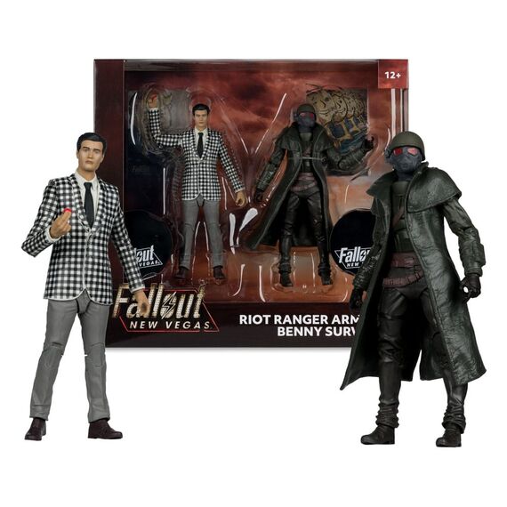 Zestaw 2 figurek Fallout: New Vegas - Riot Ranger Armor & Benny