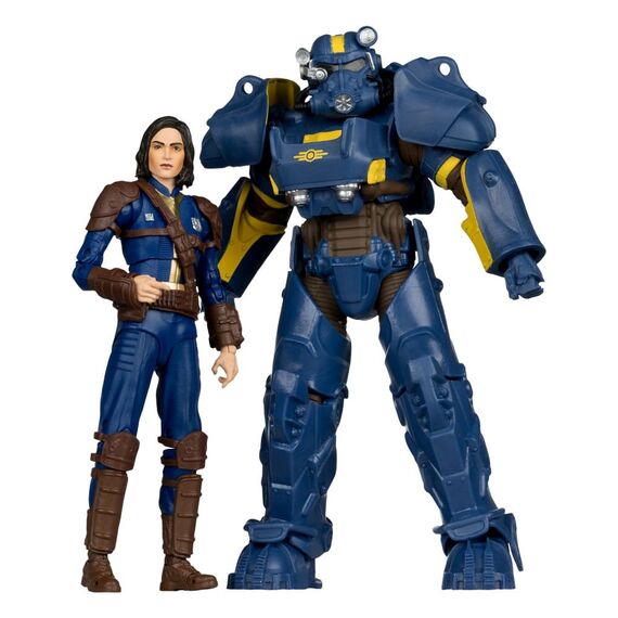 Zestaw 2 figurek Fallout 4 - T-60 Vault Tec & Sole Survivor (Nora)- Zdjęcie 2