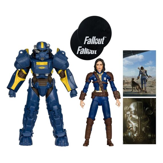 Zestaw 2 figurek Fallout 4 - T-60 Vault Tec & Sole Survivor (Nora)- Zdjęcie 7