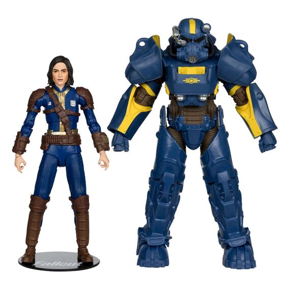 Zestaw 2 figurek Fallout 4 - T-60 Vault Tec & Sole Survivor (Nora)- Zdjęcie 3