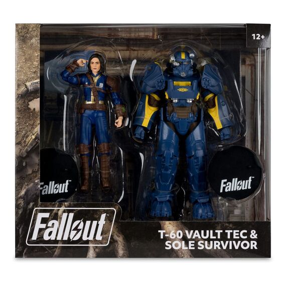 Zestaw 2 figurek Fallout 4 - T-60 Vault Tec & Sole Survivor (Nora)- Zdjęcie 8
