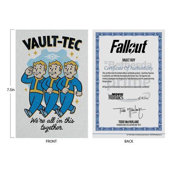 Figurka Fallout Season 2 Movie Maniacs - Vault Boy (Ver. 1)- Zdjęcie 7
