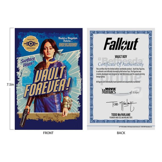 Figurka Fallout Season 2 Movie Maniacs - Vault Boy (Ver. 2)- Zdjęcie 7