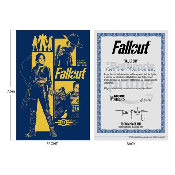 Figurka Fallout Season 2 Movie Maniacs - Vault Boy (Ver. 3)- Zdjęcie 7
