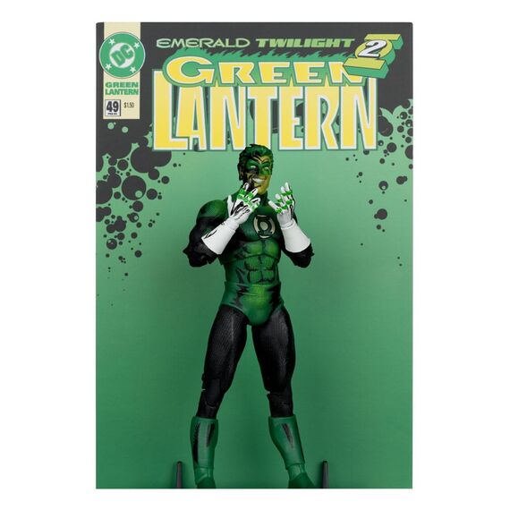 Figurka DC Multiverse McFarlane Cover Recreations - Green Lantern (Emerald Twilight) [Gold Label]- Zdjęcie 6