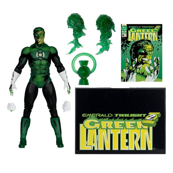 Figurka DC Multiverse McFarlane Cover Recreations - Green Lantern (Emerald Twilight) [Gold Label]- Zdjęcie 5